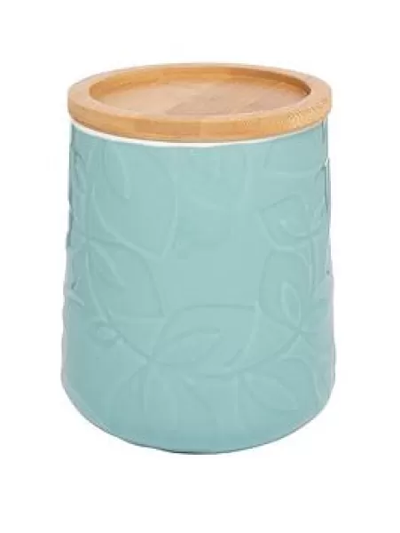 Catherine Lansfield Inga Storage Jar - Teal