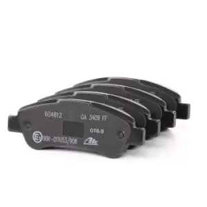 ATE Brake pad set 13.0460-4812.2 Brake pads,Brake pad set, disc brake FIAT,PEUGEOT,CITROEN,Ducato Kastenwagen (250_, 290_),Ducato Bus (250_, 290_)