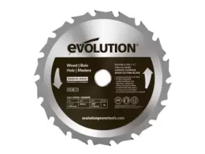 Evolution GW185TCT-24 185mm Wood Circular Saw Blade