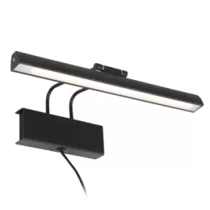 Litho LED Picture Light Black Matt, Plastic Matt