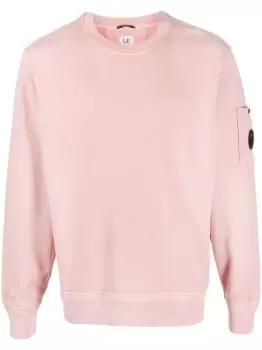 C.P. COMPANY Lens Pocket Detail Sweatshirt Pink