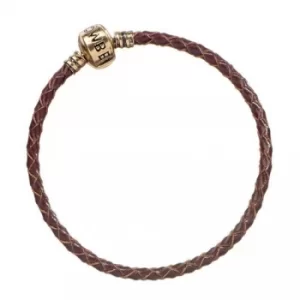 Harry Potter Brown Leather Charm Bracelet 18cm