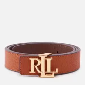 Lauren Ralph Lauren Womens Kenton 25 Skinny Belt - Black - XL