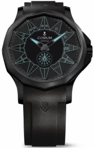 Corum Watch Admiral Legend 42 All Black Blue