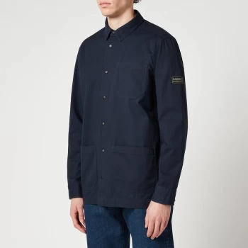 Barbour International Mens Coil Overshirt - Night Sky - XXL