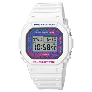 Casio G-Shock Digital Multicolour Dial Resin Strap Watch DW-5600DN-7ER