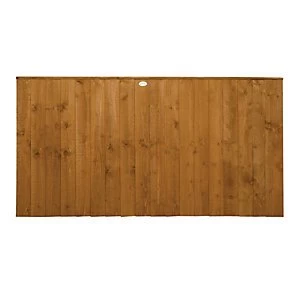 Forest Garden Dip Treated Featheredge Fence Panel - 6 x 3ft Pack of 5