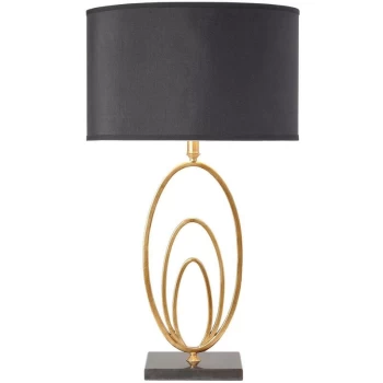 Endon Vilana - Table Lamp Gold Leaf, E27