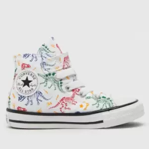 Converse White All Star Hi 1v Boys Toddler Trainers