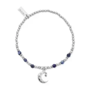 ChloBo Silver Love by the Moon Sodalite Bracelet