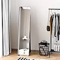 Homcom Free Standing Dressing Mirror Full Body Black