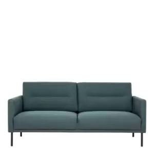 Larvik 2.5 Seater Sofa Dark Green Black Legs