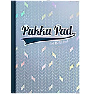 Pukka Pad Refill Pad Glee Ruled Perforated A4 Light Blue 400 Sheets