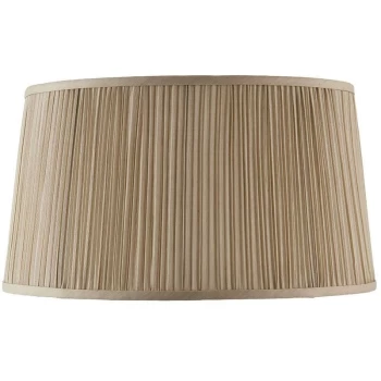 Interiors - Seventeen Inch Oval Beige Shade