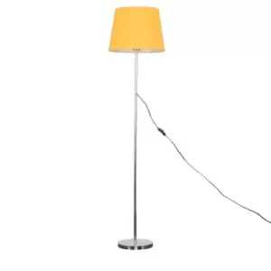 Charlie Modern Stem Silver Floor Lamp