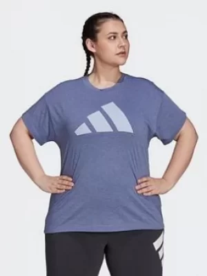 adidas Sportswear Winners 2.0 T-Shirt (plus Size), Pink, Size 4X, Women