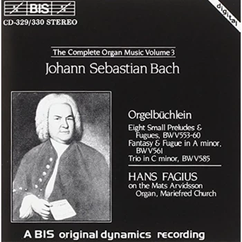 Bach, Johann Sebastian - Organ Music Vol. 3 CD