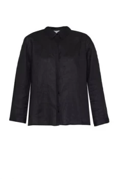 Great Plains Lagos Linen Shirt Black