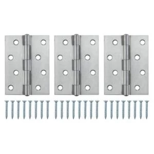 Stainless Steel Butt Hinge Pack of 3