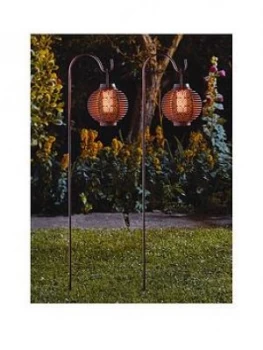 Smart Solar Forli Flaming Lantern 2-Pk