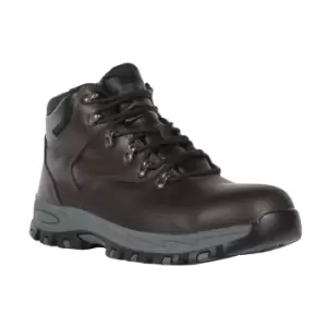 Regatta Mens Gritstone Leather Safety Boots (10 UK) (Peat)