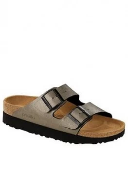 Birkenstock Arizona Wedge Sandal - Metallic