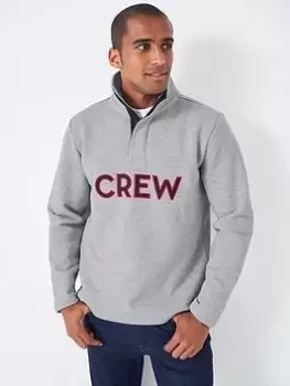 Crew Clothing Crew Clothing Bradleigh Sweatshirt, Light Grey Size M Men