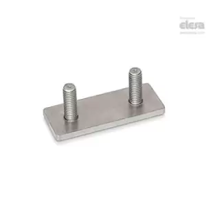 ELESA Plate for jointed hinge-GN 2376-NI-40-15-MT