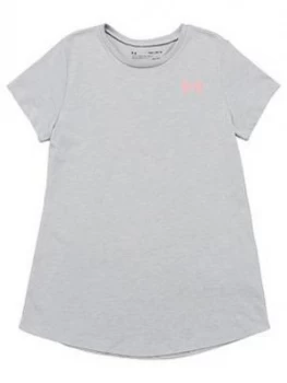 Urban Armor Gear Childrens Live Short Sleeved Crew T-Shirt - Grey Pink