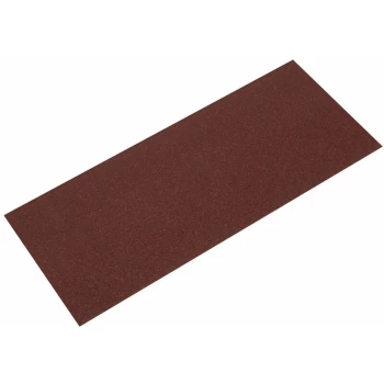 CS115100/5 Orbital Sanding Sheet 115 x 280mm 100Grit - Pack of 5 - Worksafe