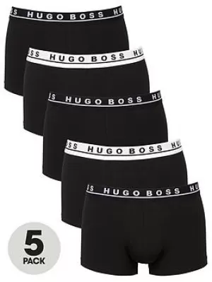 Hugo Boss 5 Pack Trunks Black Size 2XL Men