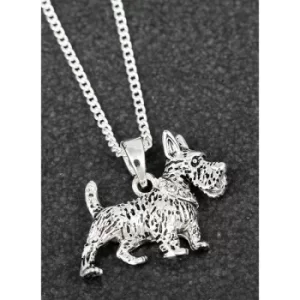 Westie Silver Plated Necklace