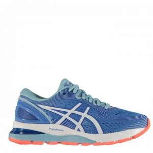 Asics Gel Nimbus 21 Ladies Running Shoes - Blue/Blue