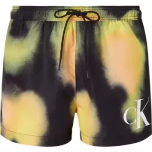 Calvin Klein Short-Drawstring-Print - Black