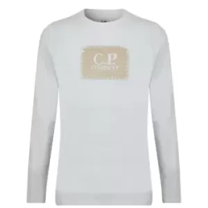 CP Company 30/1 Long Sleeve T Shirt - White