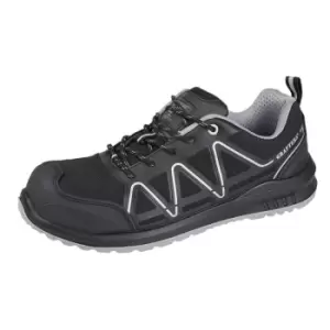 Grafters Mens Safety Trainers (8 UK) (Black/Grey)