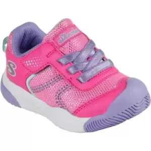 Skechers Girls Mighty Toes Sole Steppers Slip On Trainers UK Size 9 (EU 26)