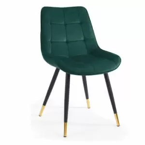 Julian Bowen Set Of 2 Hadid Dining Chairs Green