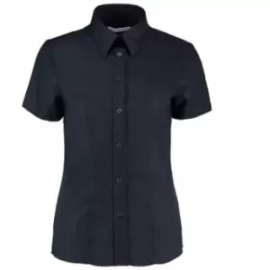 Kustom Kit Womens/Ladies Short Sleeve Workwear Oxford Shirt (28 UK) (French Navy)