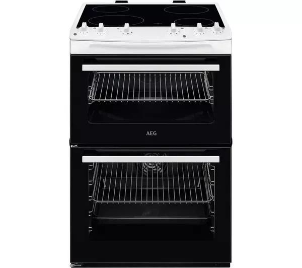 AEG 5000 Series 60cm Electric Cooker - White 948904371 White