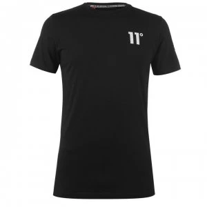 11 Degrees Triad T Shirt - Black/White