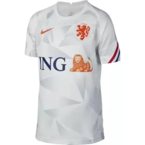 Nike Netherlands Pre Match Shirt 2020 Junior - White