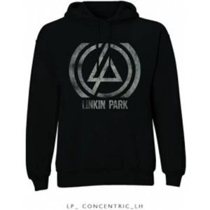 Linkin Park Concentric Pullover Hoodie Black: Medium