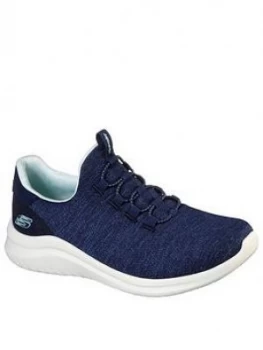 Skechers Ultra Flex 2.0 Trainers - Navy, Size 5, Women