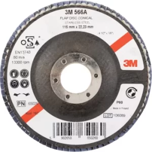 65026 566A Conical Flap Disc 115MM P60