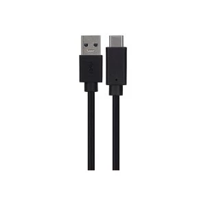 Maplin USB-C 3.1 Gen 1 to USB-A Cable 5 Gbps 3A without IC 1m Black