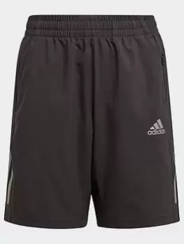 Boys, adidas Aeroready Run Shorts, Black, Size 7-8 Years