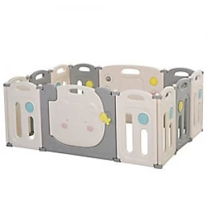 HOMCOM Baby Playpen 431-053V01 Multicolour