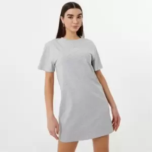 Jack Wills Logo T-Shirt Dress - Grey