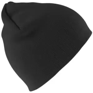 Result Pull On Soft Feel Acrylic Winter Hat (One Size) (Black)